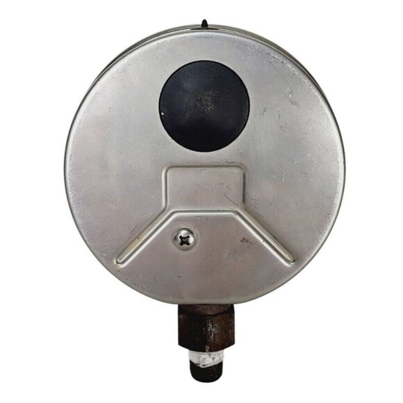Winters Pressure Gauge 0-160 PSI & 0-1100 kPa Steel 4 1/4" Diameter Italy - Picture 6 of 6